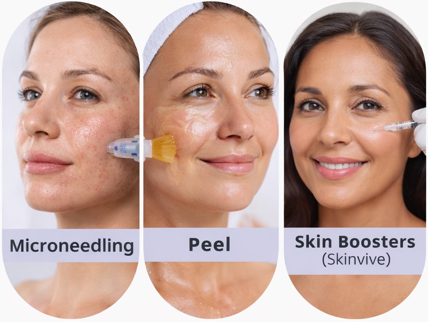 Skin rejuvenation treatment detail